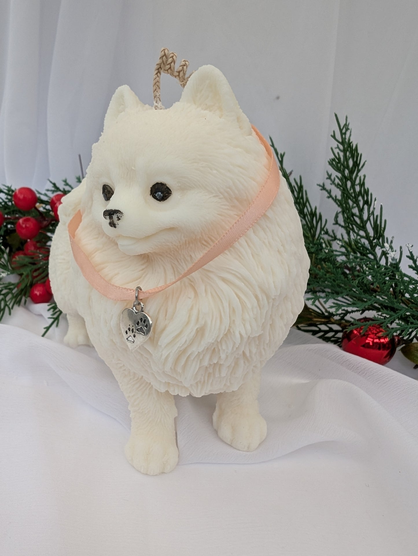 Pomeranian Puppy Candle| Dog Candle | Pomeranian Candle Gift image 4
