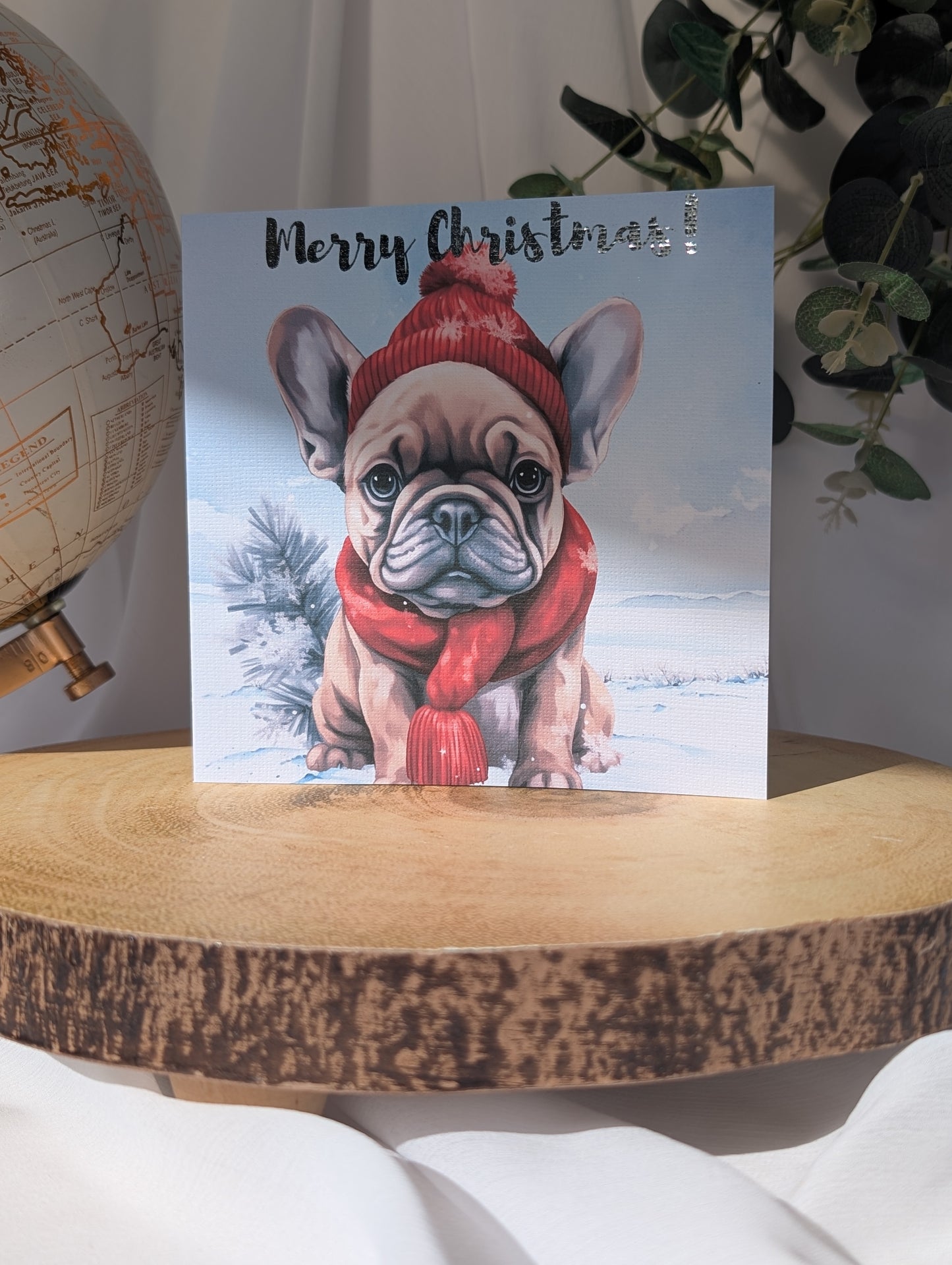 French Bulldog Christmas Card | Dog Christmas Card