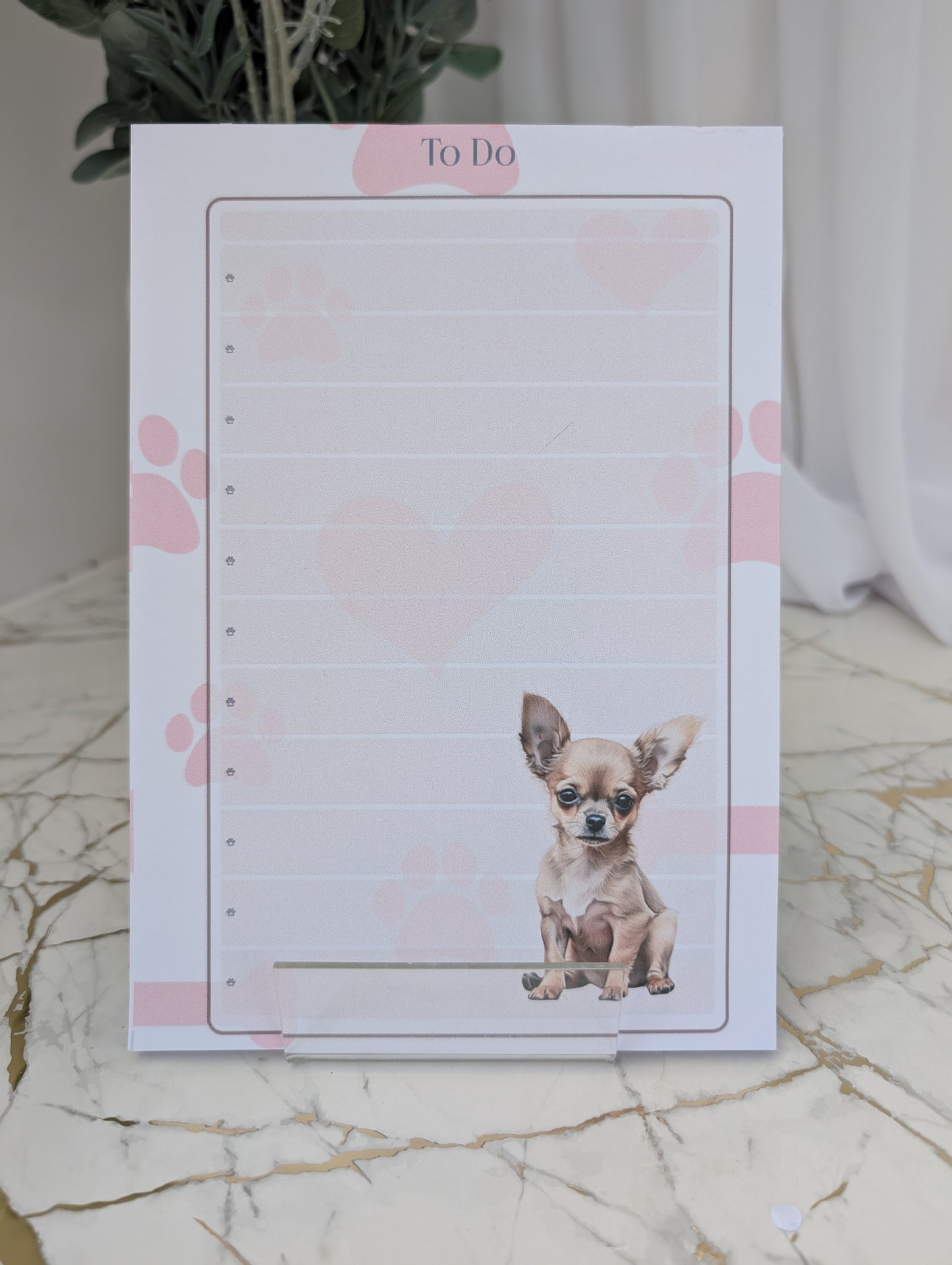 Chihuahua Notepad | Chihuahua Notebook | Dog Themed Stationery