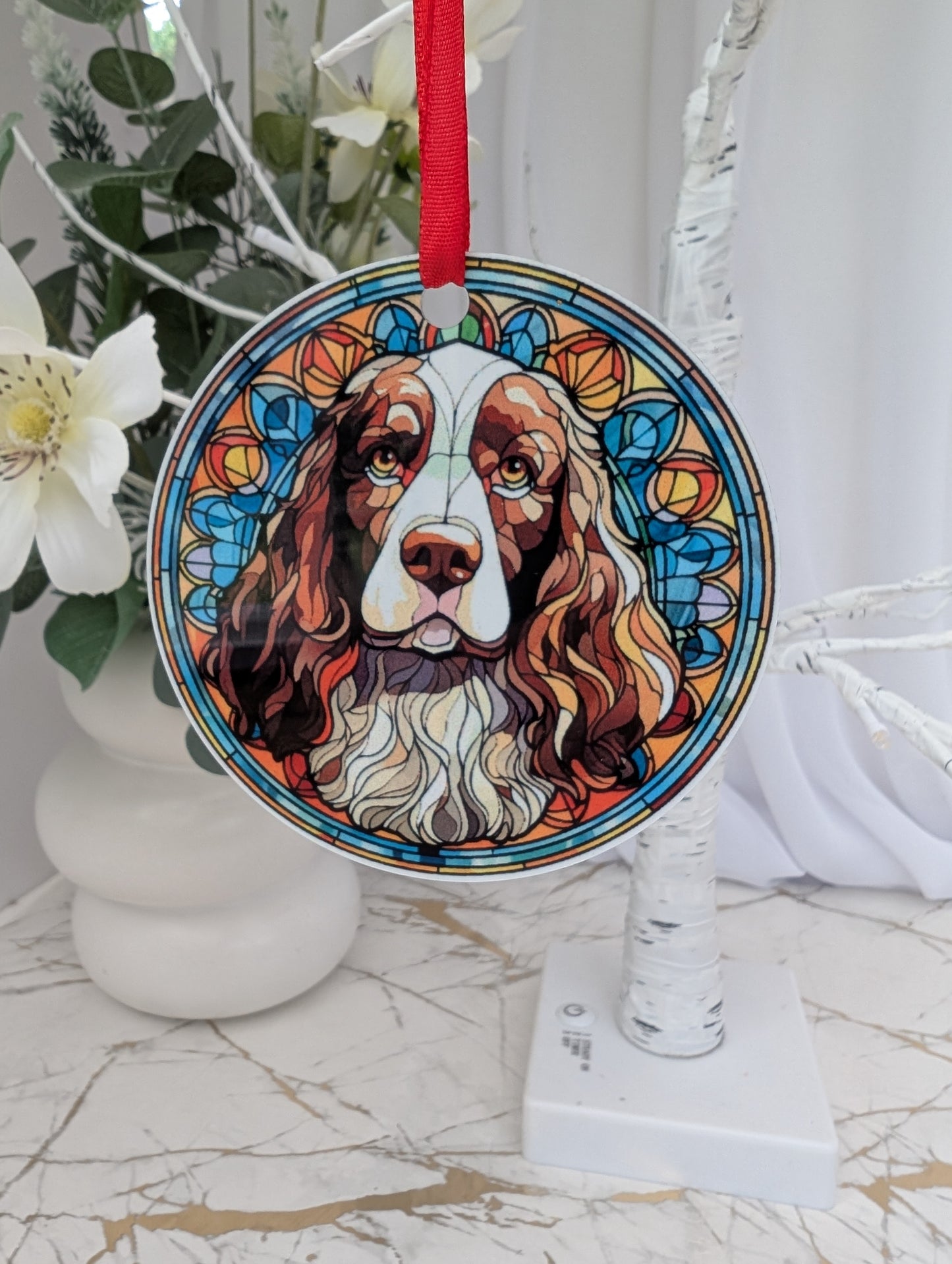 English Springer Spaniel Hanging Decoration | Springer Spaniel Decor