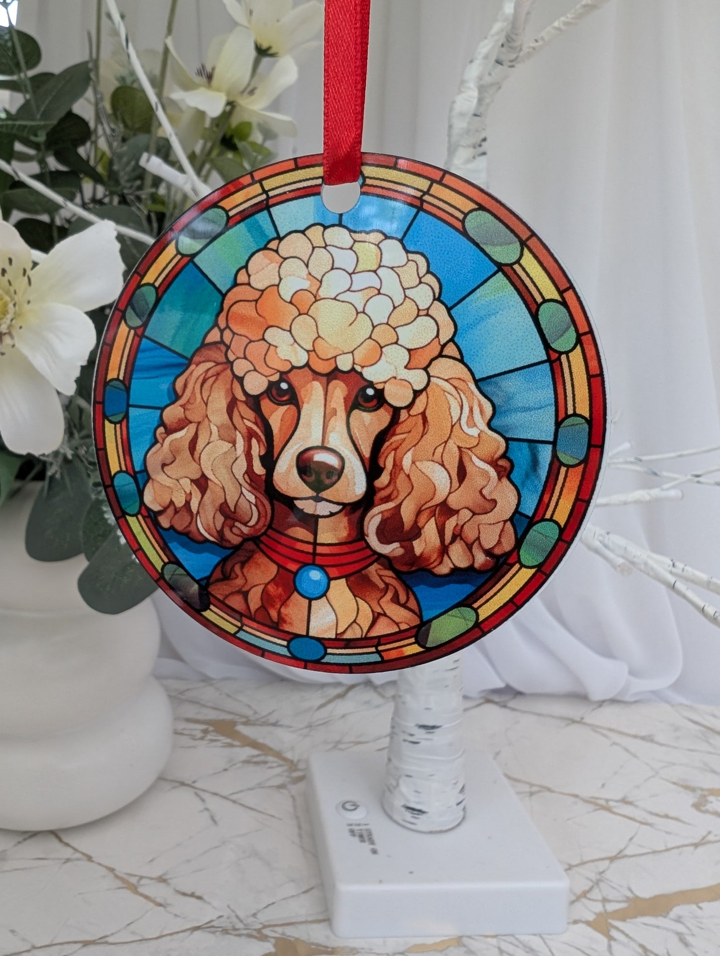 Poodle Hanging Decoration | Christmas Ornament | Poodle Lover Gift | Poodle Decor