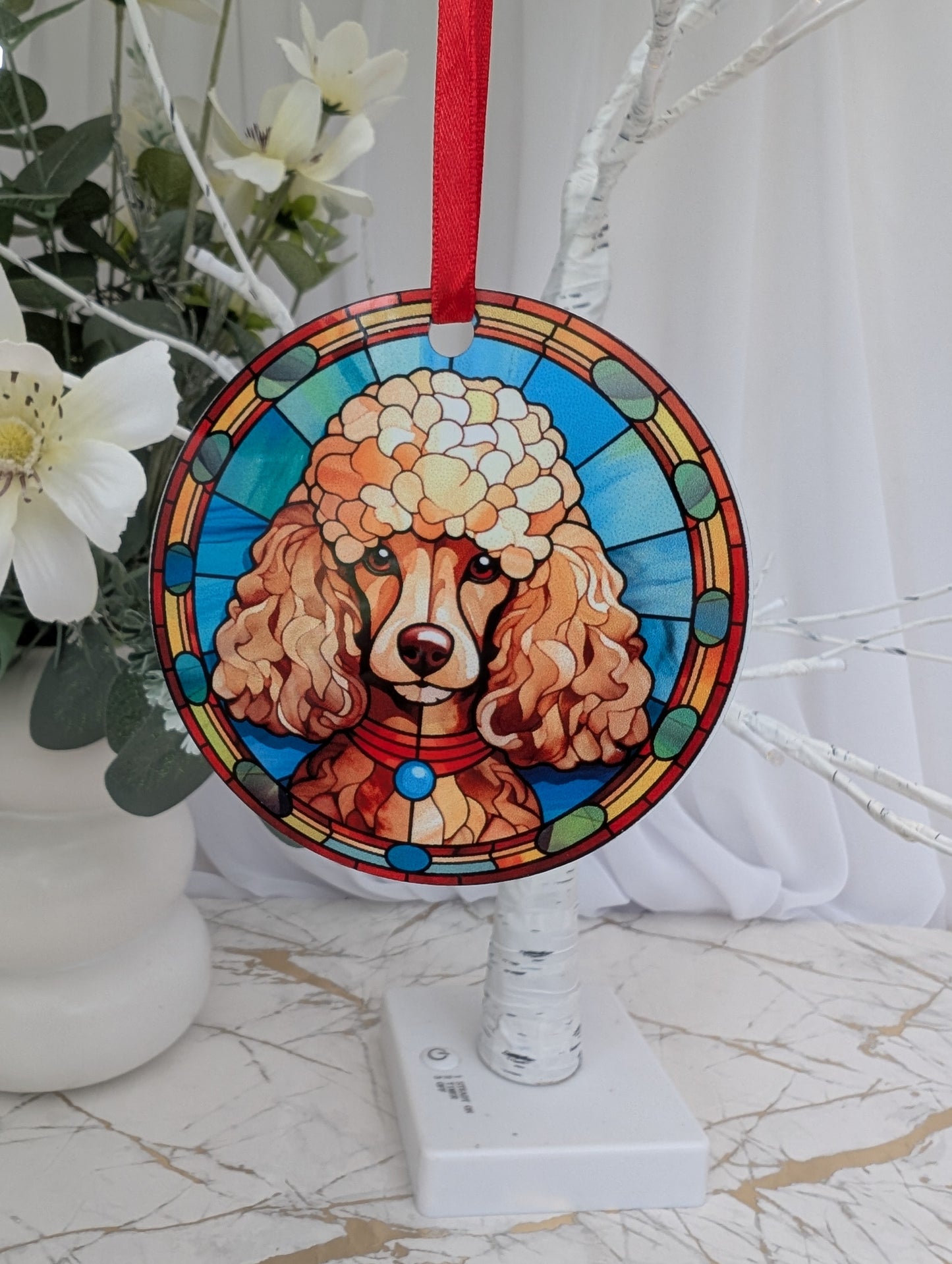Poodle Hanging Decoration | Christmas Ornament | Poodle Lover Gift | Poodle Decor