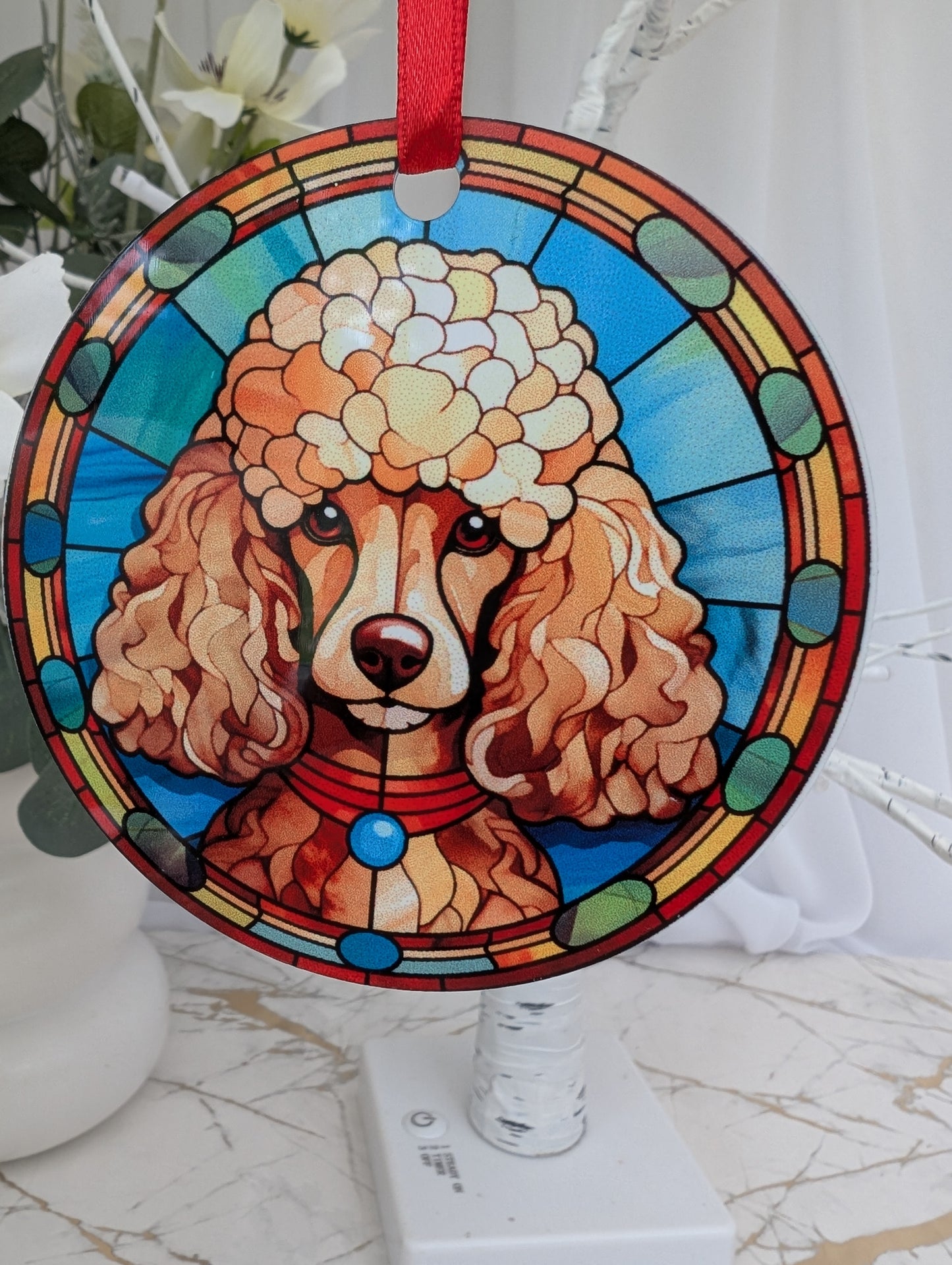 Poodle Hanging Decoration | Christmas Ornament | Poodle Lover Gift | Poodle Decor