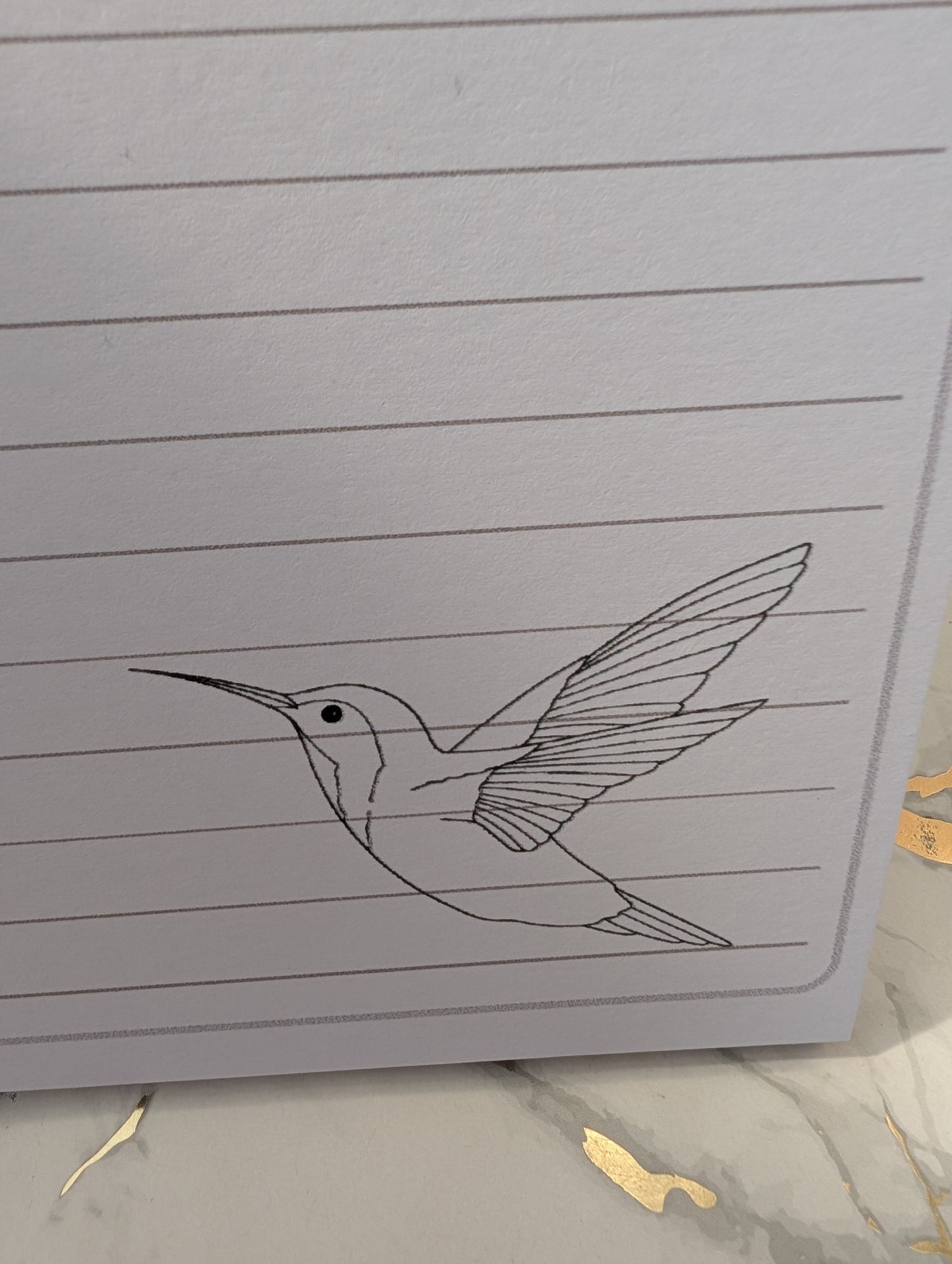 Hummingbird Handmade Notebook – A5 Glossy Hardback