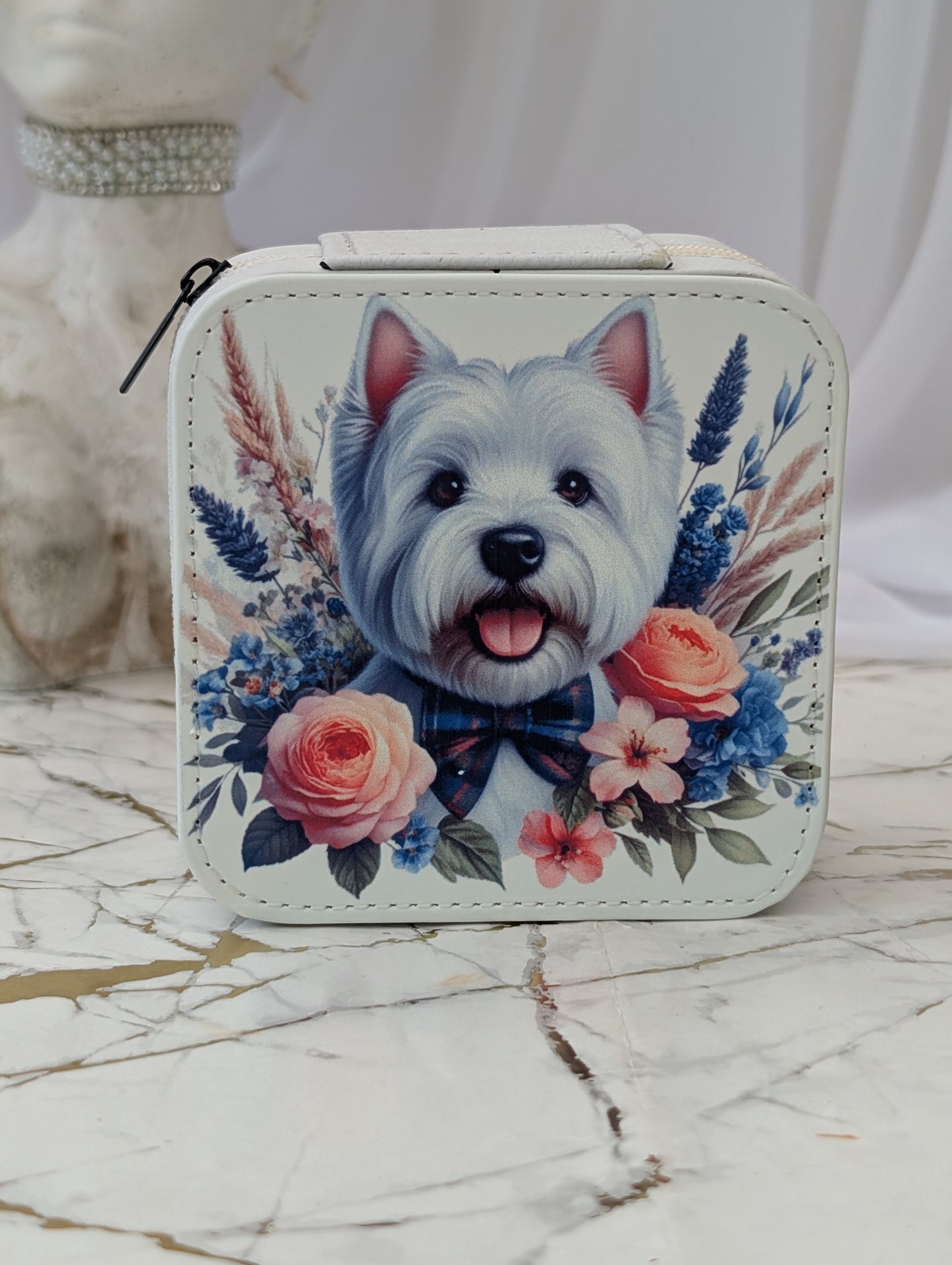 Travel Jewellery Box | Westie Jewellery Box | Dog Gift