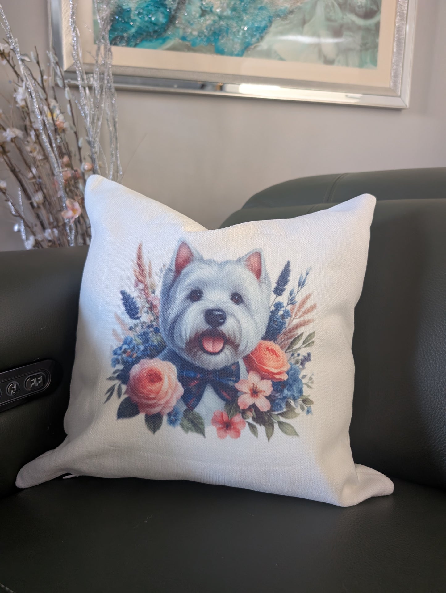 Western Highland Terrier | Dog Cushion | Westie Dog Gift