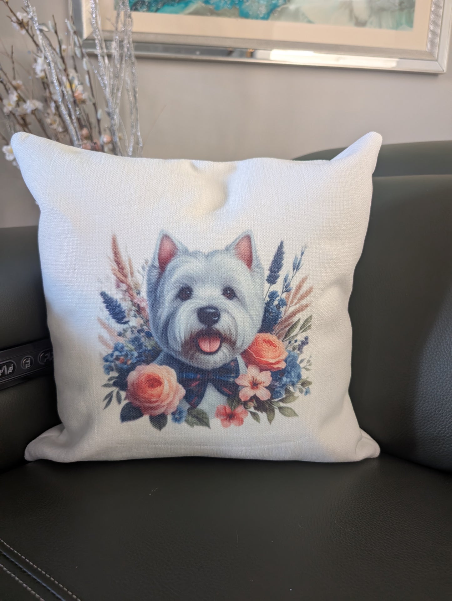 Western Highland Terrier | Dog Cushion | Westie Dog Gift