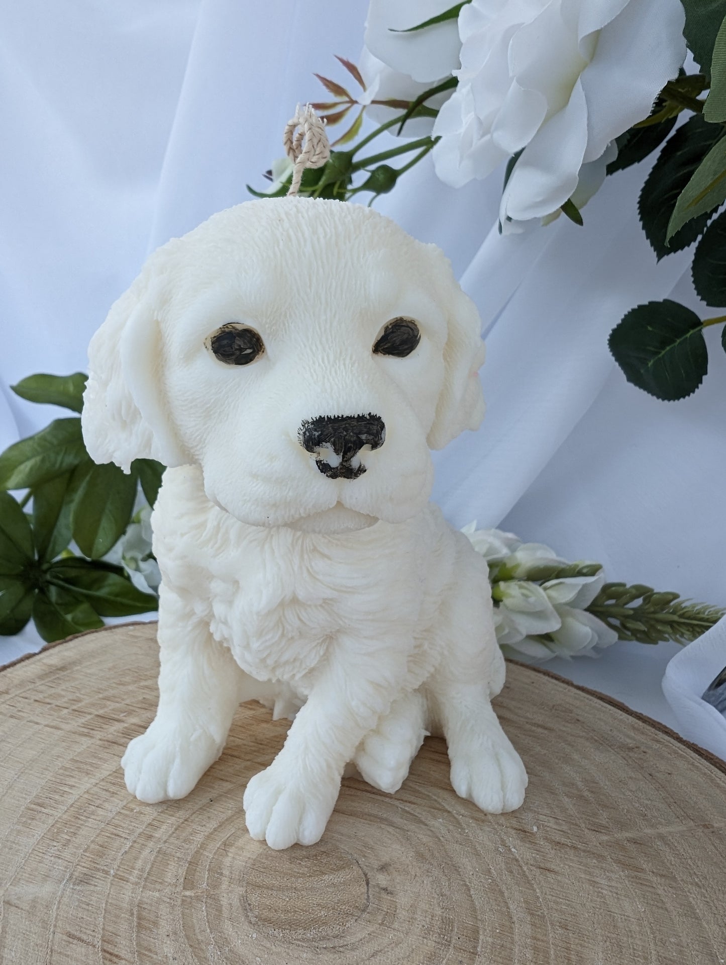 Moulded Springer Spaniel coconut and rapeseed wax candle