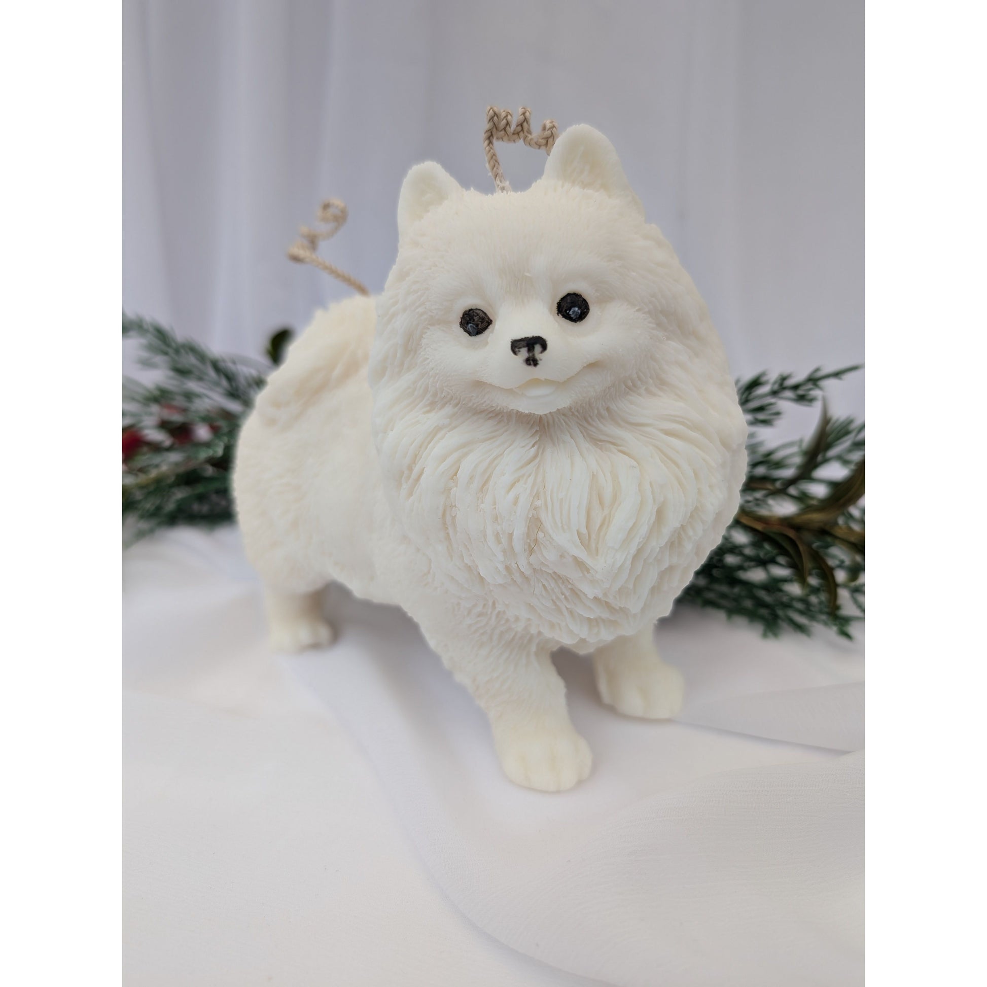 Pomeranian Puppy Candle| Dog Candle | Pomeranian Candle Gift image 0
