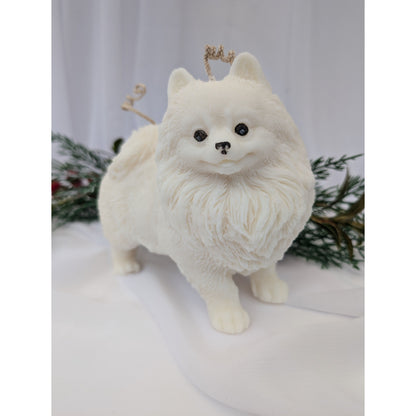 Pomeranian Puppy Candle| Dog Candle | Pomeranian Candle Gift image 0