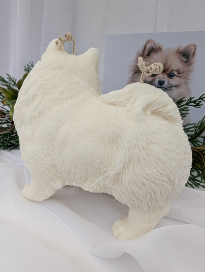 Pomeranian Puppy Candle| Dog Candle | Pomeranian Candle Gift image 5