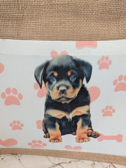 Rottweiler Dog Tote Bag | Dog Themed Gift | Rottweiler Shopping Bag