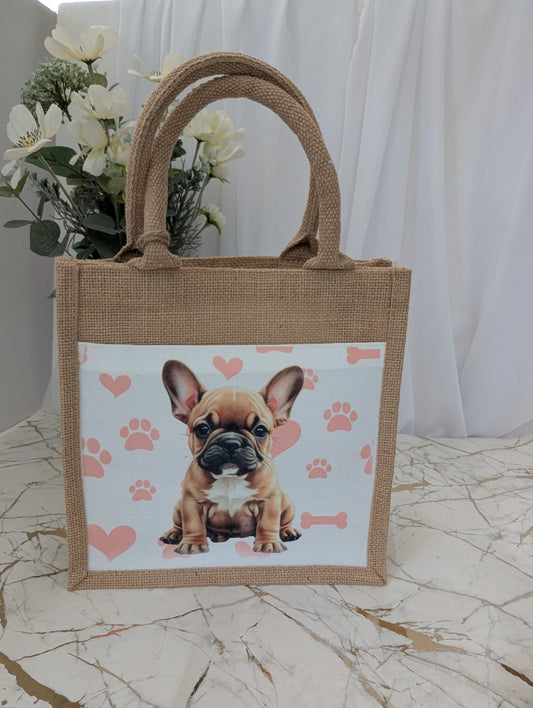 French Bulldog Tote Bag | Dog Themed Gift | French Bulldog Shopping Bag