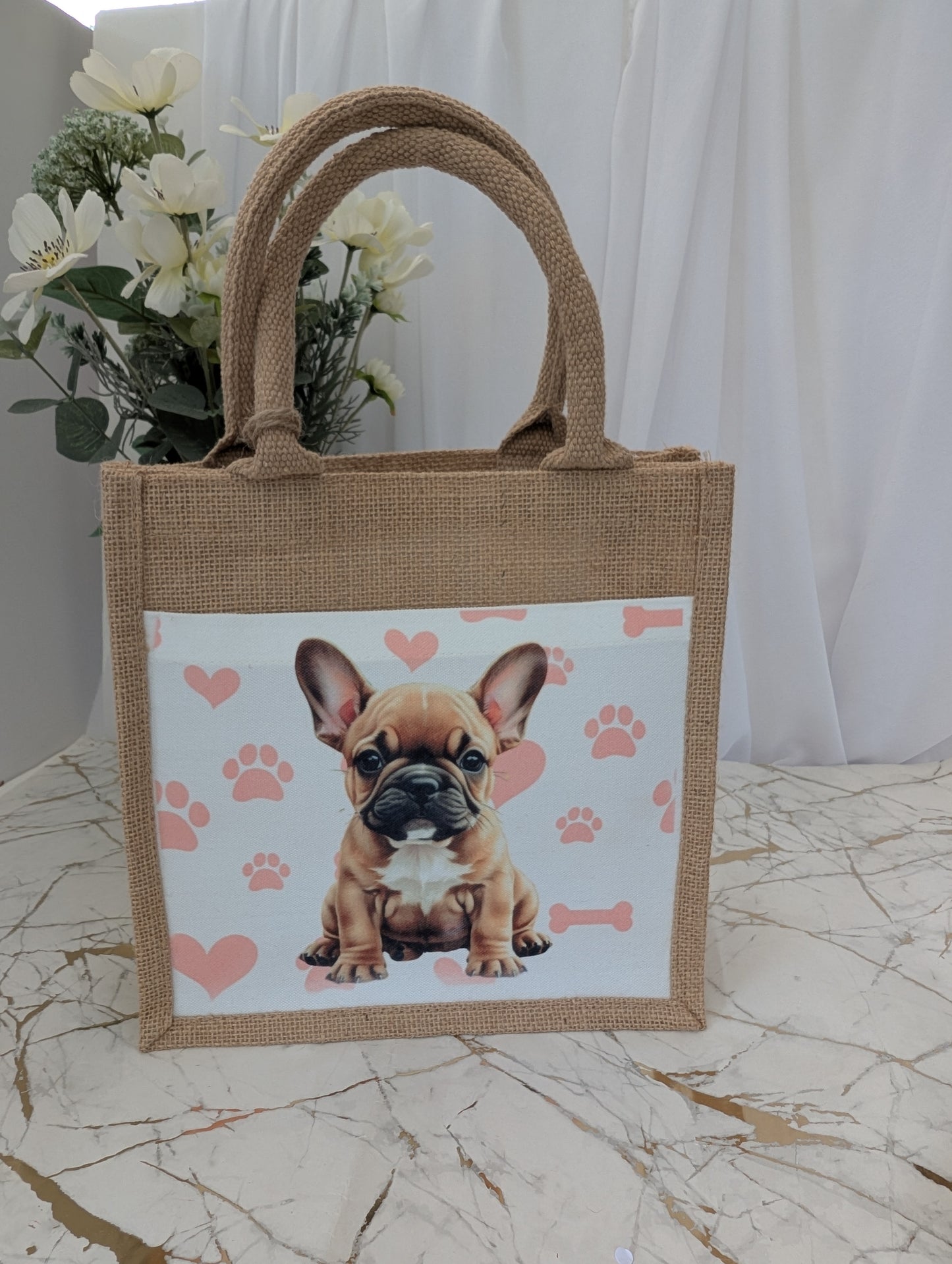 French Bulldog Tote Bag | Dog Themed Gift | French Bulldog Shopping Bag