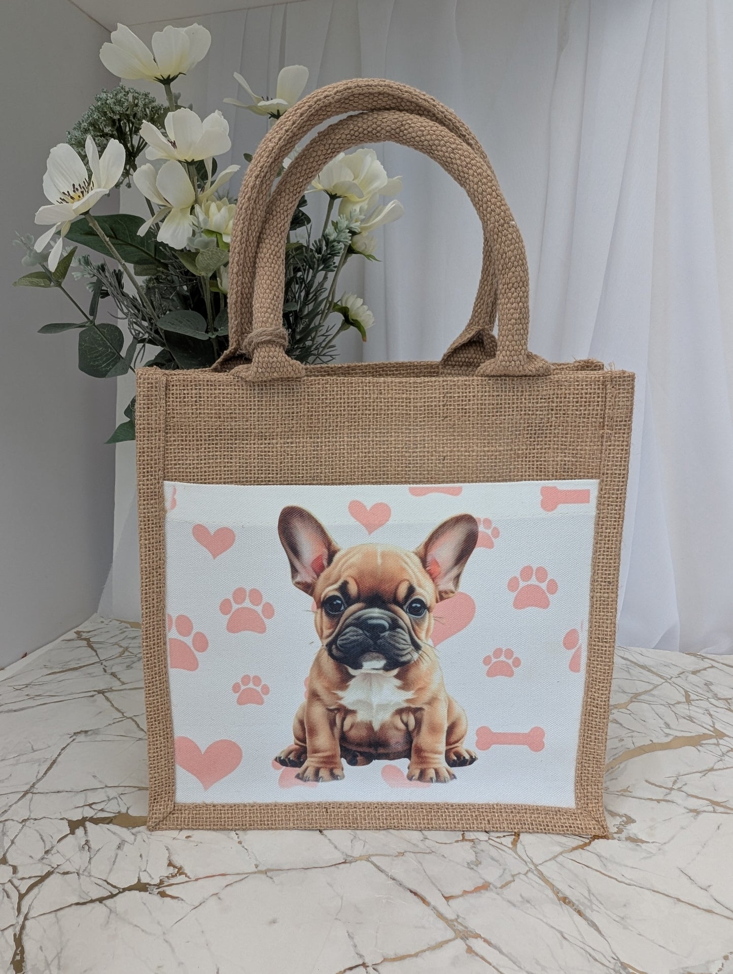 French Bulldog Tote Bag | Dog Themed Gift | French Bulldog Shopping Bag