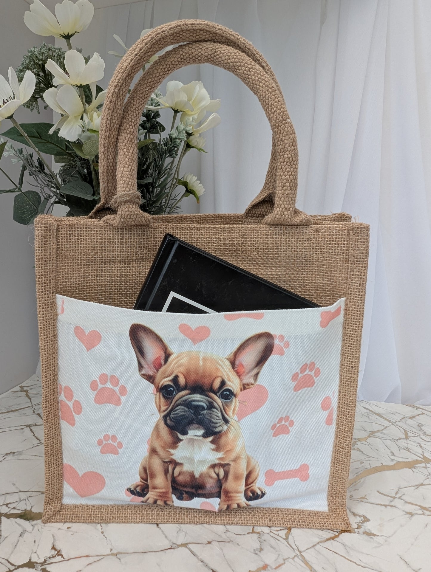 French Bulldog Tote Bag | Dog Themed Gift | French Bulldog Shopping Bag