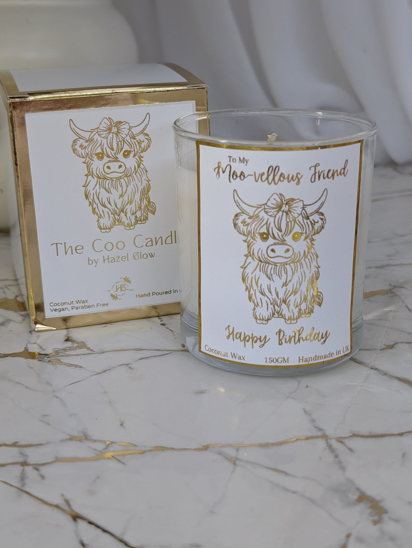 Highland Cow Gift | Highland Cow Candle | Vegan Candle