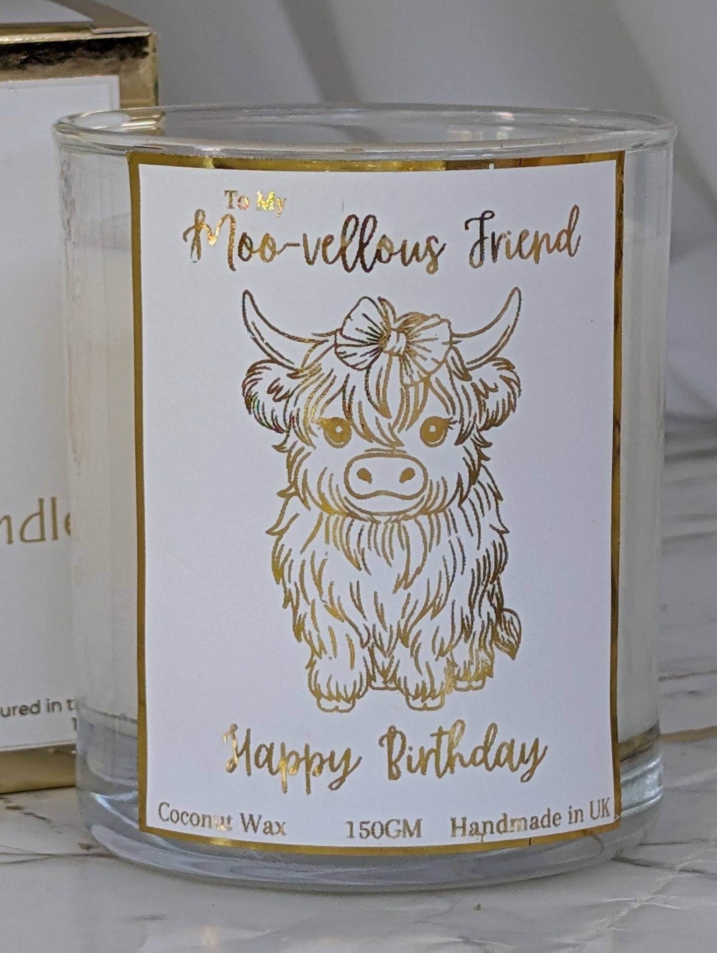 Highland Cow Gift | Highland Cow Candle | Vegan Candle