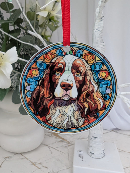 English Springer Spaniel Hanging Decoration | Springer Spaniel Decor