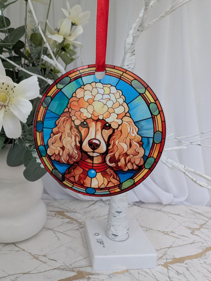 Poodle Hanging Decoration | Christmas Ornament | Poodle Lover Gift | Poodle Decor
