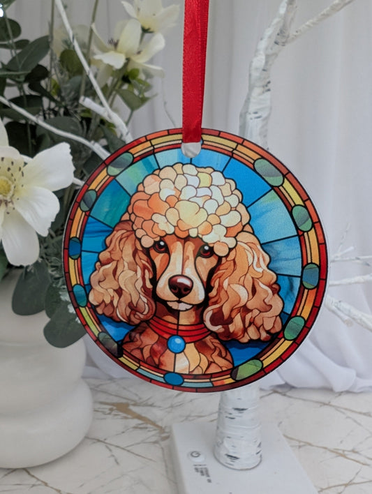Poodle Hanging Decoration | Christmas Ornament | Poodle Lover Gift | Poodle Decor