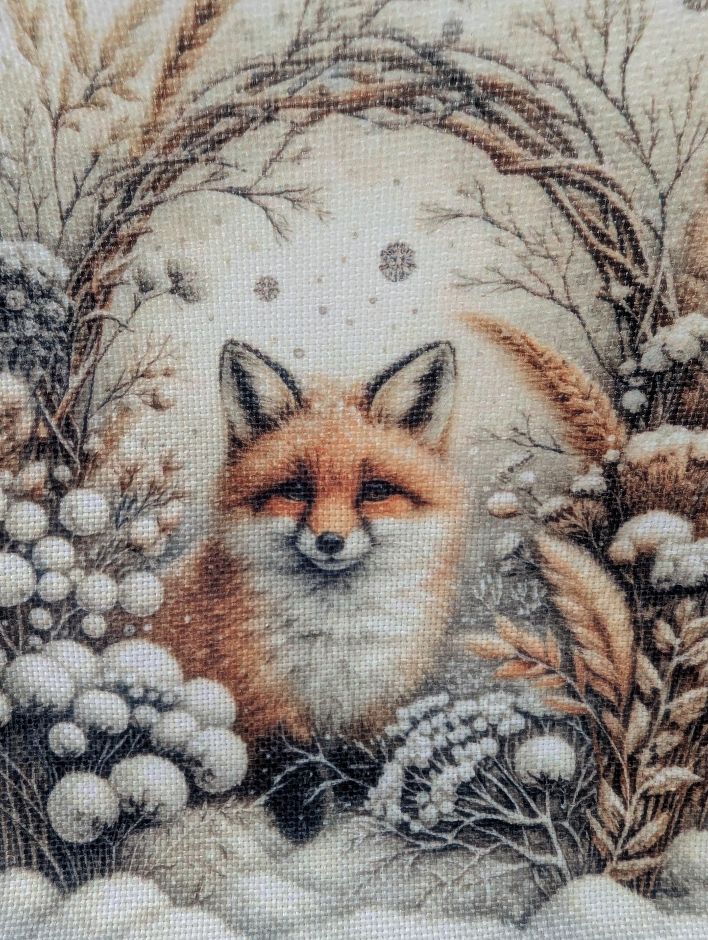 Fox Tote Bag | Fox Gift for Her | Winter Fox Bag |