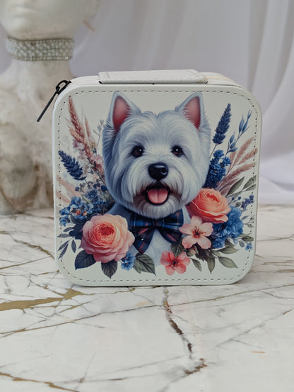 Travel Jewellery Box | Westie Jewellery Box | Dog Gift