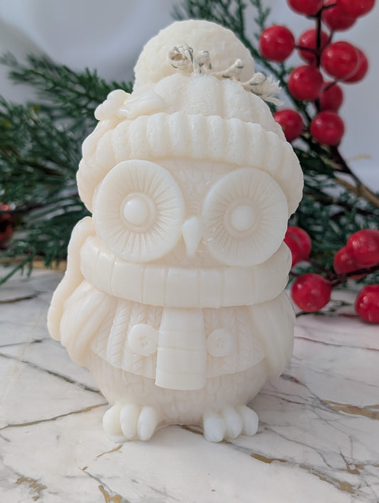 Bird Lover Gift | Owl Candle | Non-Toxic Candle