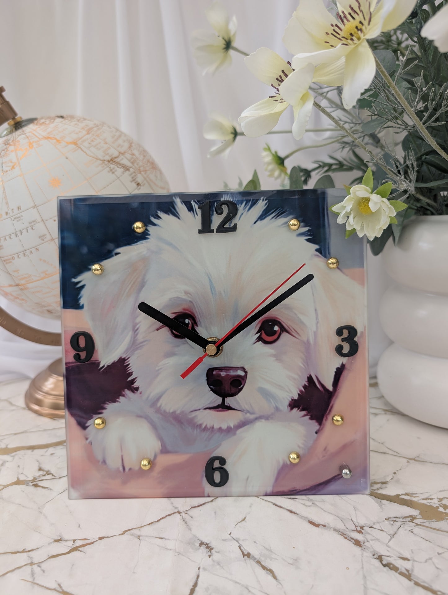 Cavapoo Gifts | Cockapoo Gift | Dog Desk Clock