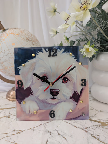 Cavapoo Gifts | Cockapoo Gift | Dog Desk Clock
