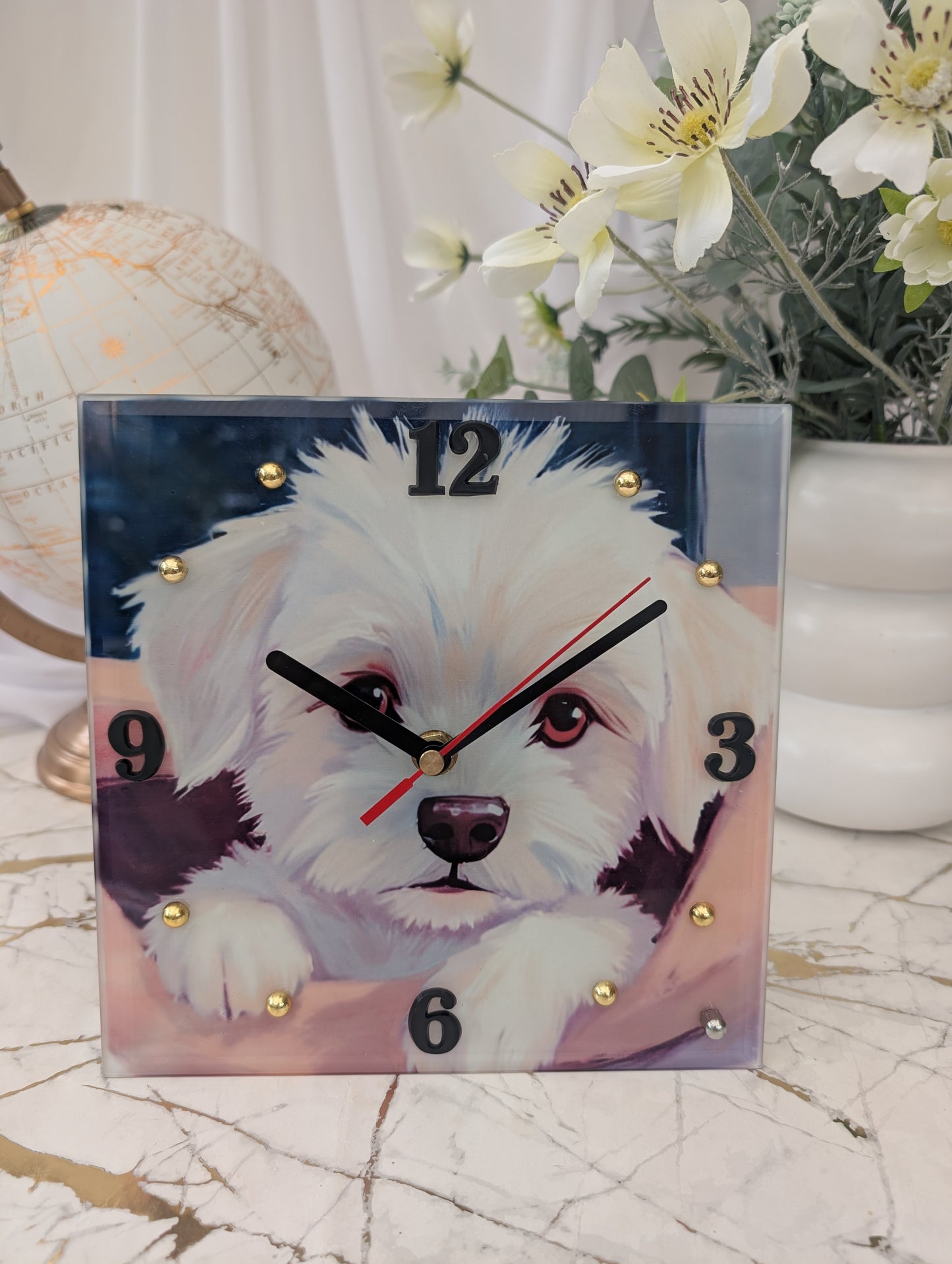 Cavapoo Gifts | Cockapoo Gift | Dog Desk Clock
