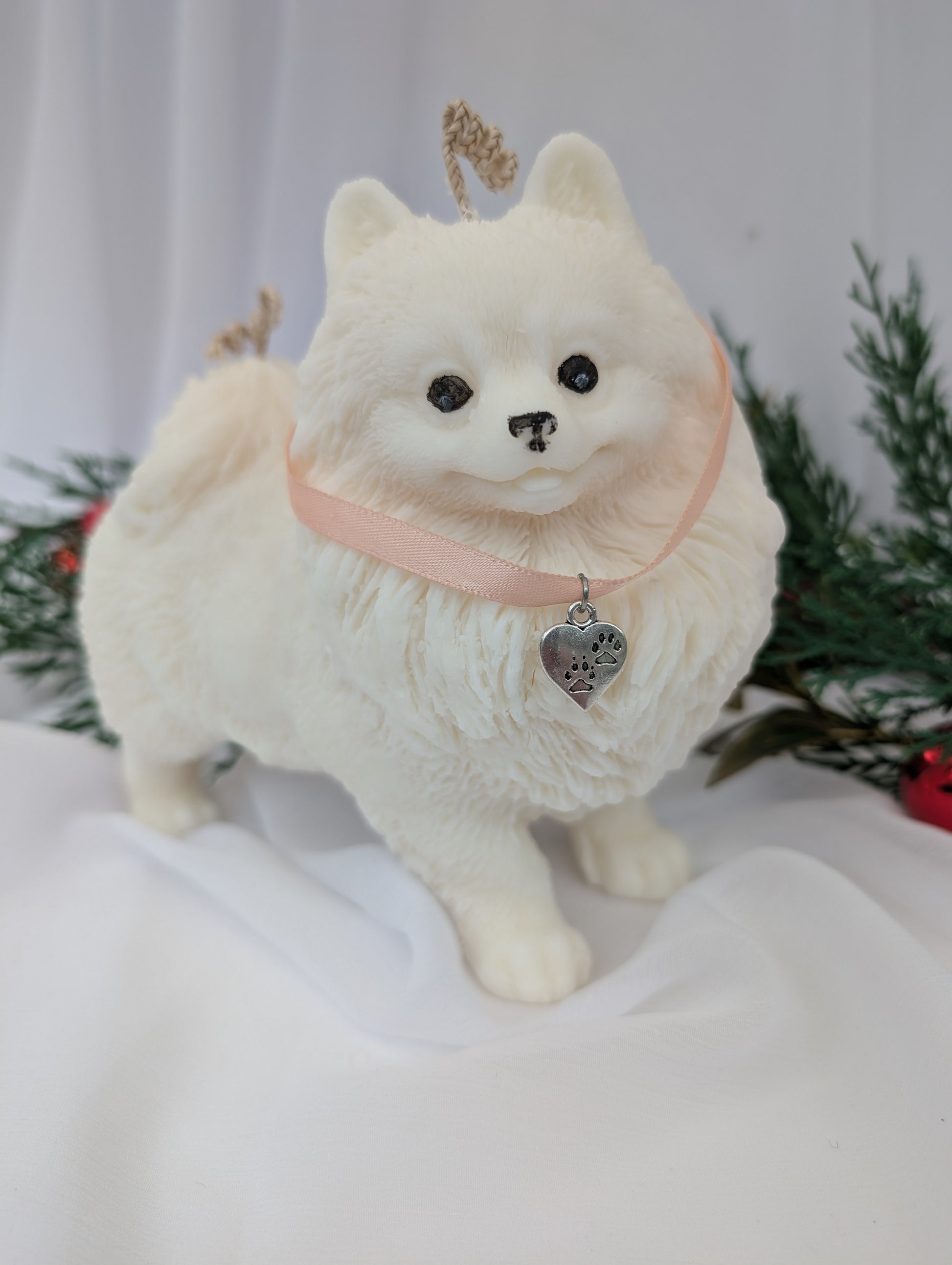 Pomeranian Puppy Candle| Dog Candle | Pomeranian Candle Gift image 2