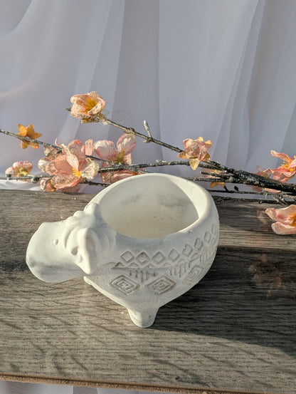 Cute Cow Pot and Candle | Hand Poured Cow Candle | Hand poured Cow Pot image 5
